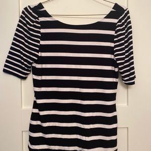 White house black market white and black shirt